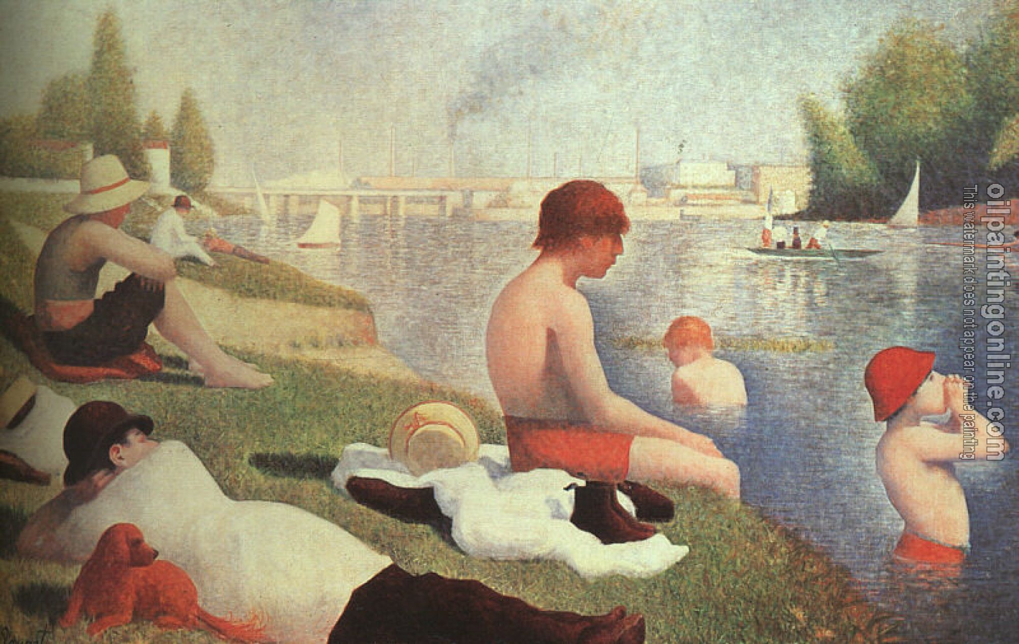 Seurat, Georges - Bathing at Asniers